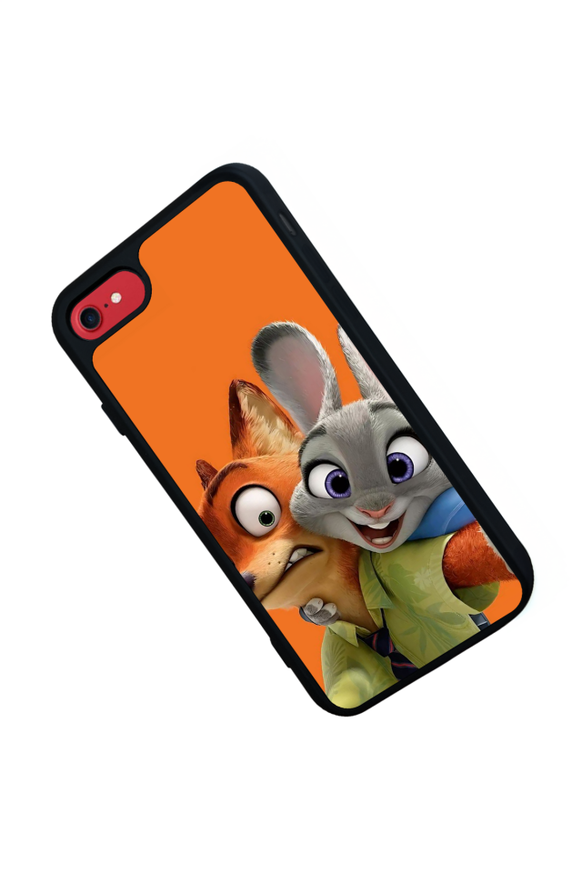 iPhone 8 Uyumlu Zootropolis Tasarımlı Glossy Premium Kılıf