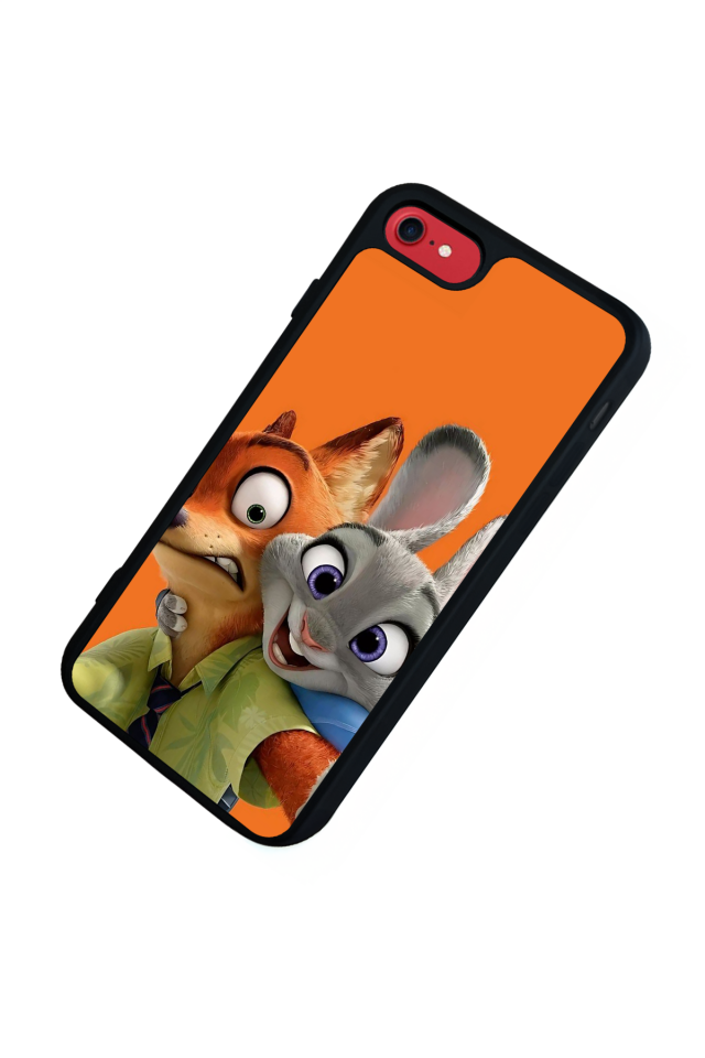 iPhone 8 Uyumlu Zootropolis Tasarımlı Glossy Premium Kılıf
