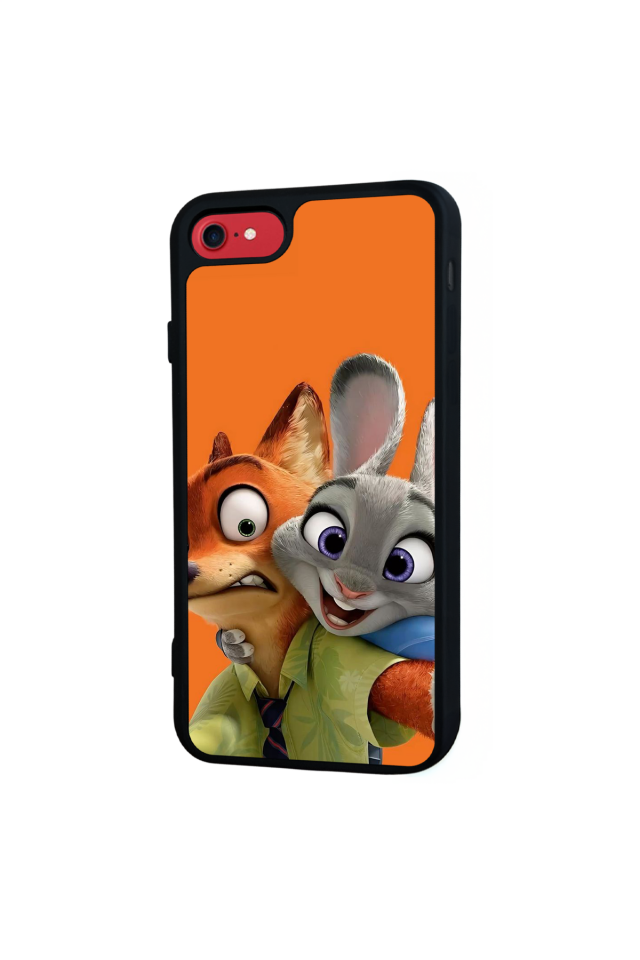 iPhone 8 Uyumlu Zootropolis Tasarımlı Glossy Premium Kılıf