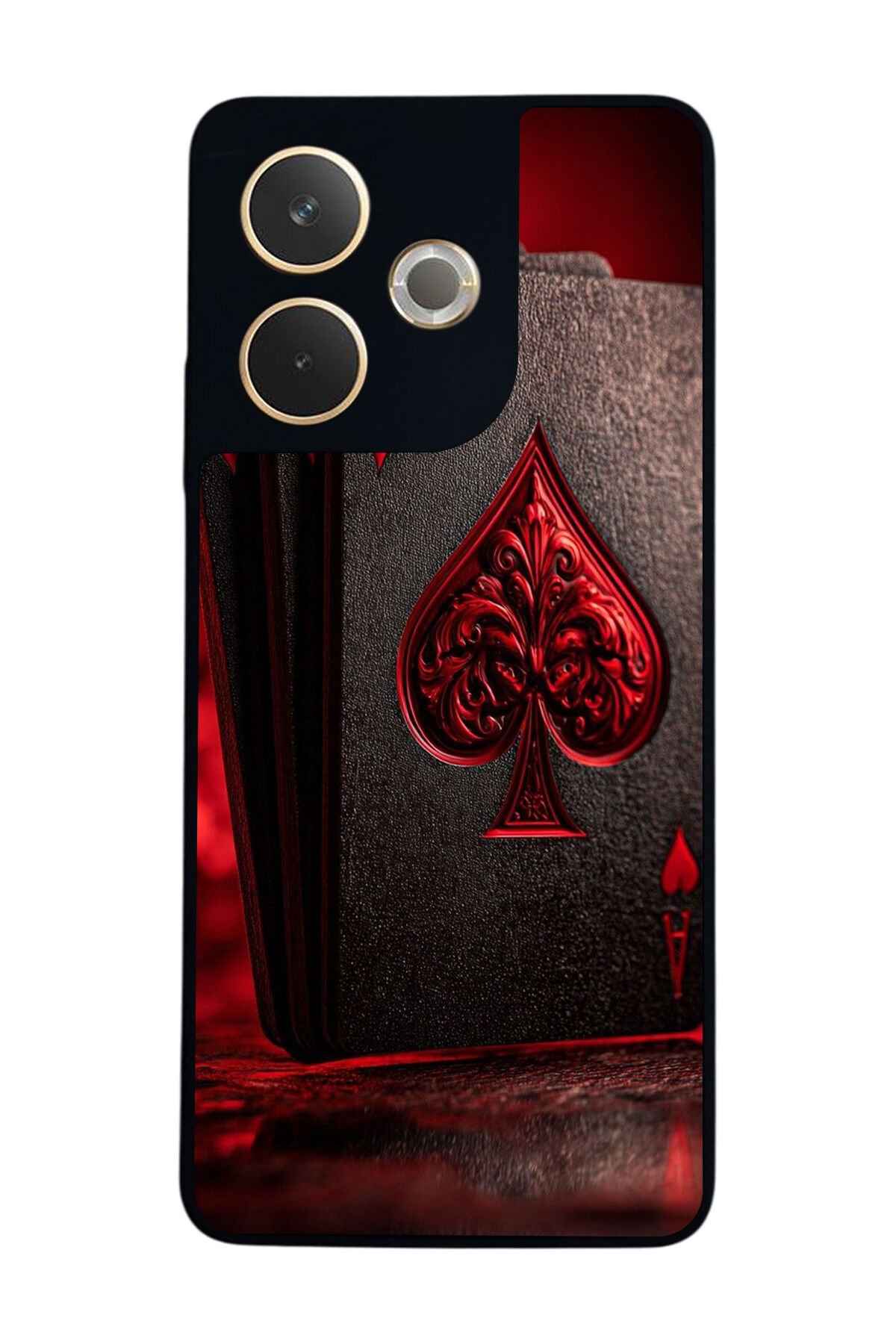 Oppo A5 Pro Uyumlu Kart Tasarımlı Glossy Premium Kılıf