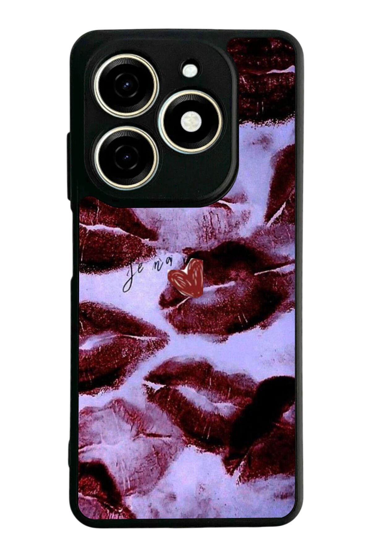 Tecno Spark 20/20C Uyumlu Dudak Tasarımlı Glossy Premium Kılıf