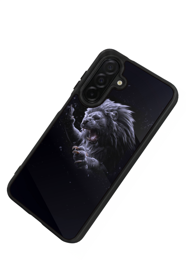 Samsung Galaxy A36 Uyumlu Aslan Tasarımlı Glossy Premium Kılıf