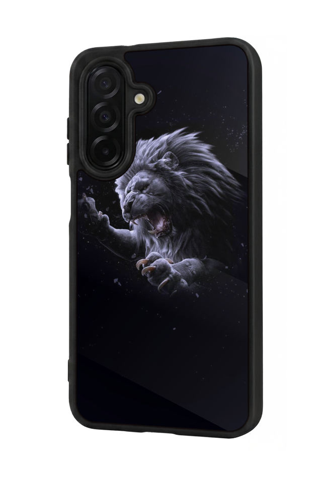 Samsung Galaxy A36 Uyumlu Aslan Tasarımlı Glossy Premium Kılıf