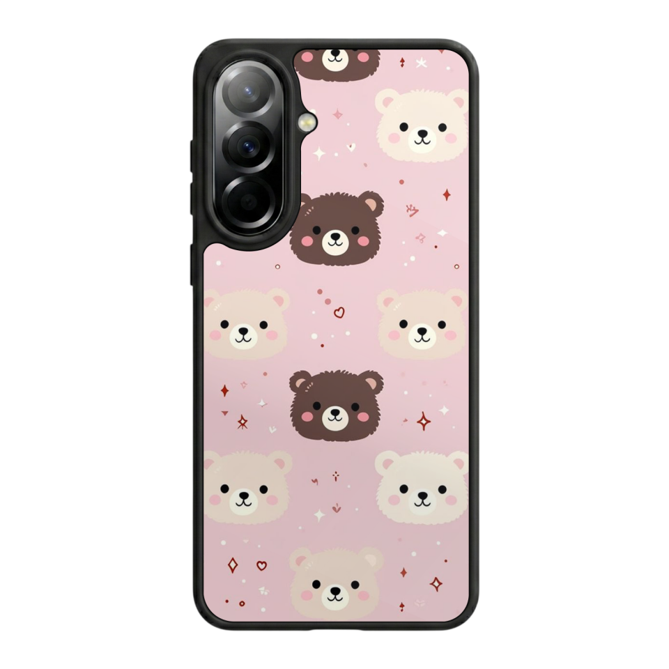 Samsung Galaxy A57 Uyumlu Ayı Tasarımlı Glossy Premium Kılıf