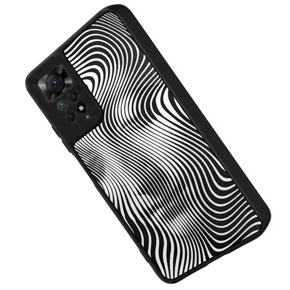 Xiaomi Redmi Note 12 Pro Uyumlu Çizgi Sanatı Tasarımlı Glossy Premium Kılıf