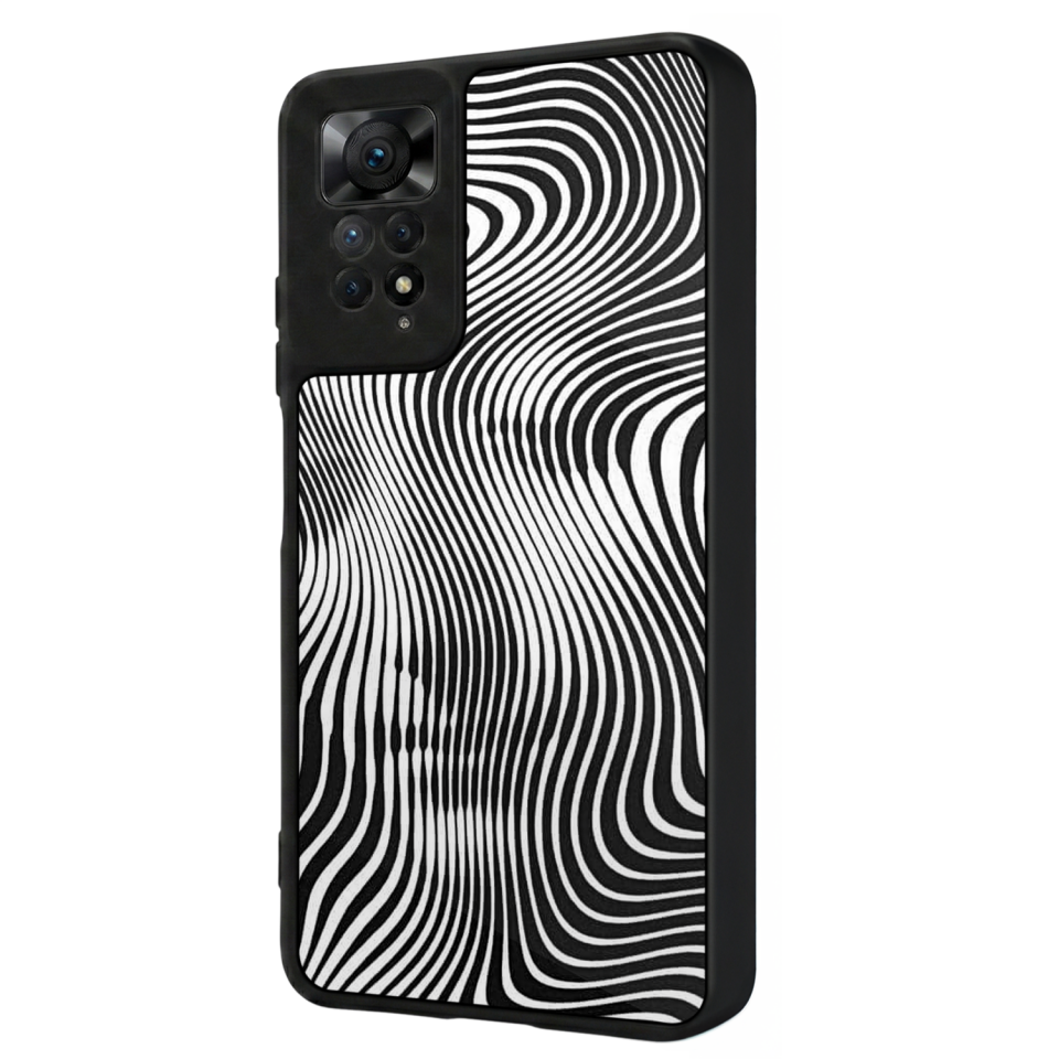 Xiaomi Redmi Note 12 Pro Uyumlu Çizgi Sanatı Tasarımlı Glossy Premium Kılıf