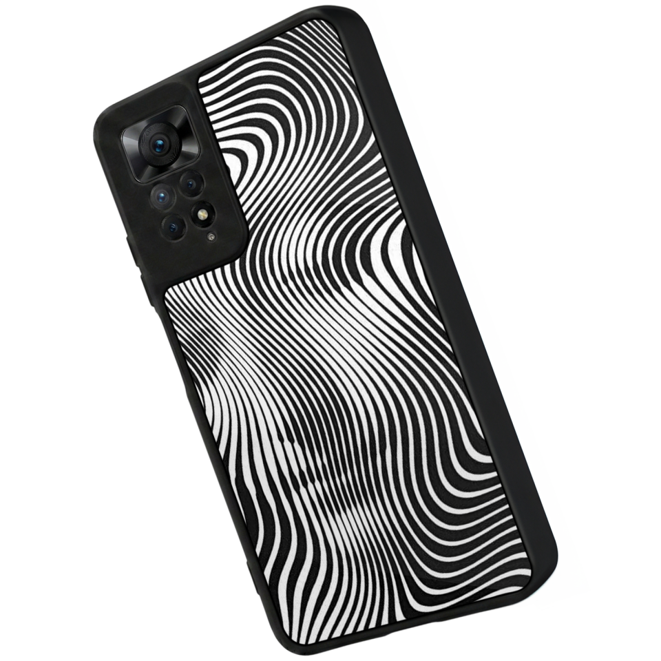 Xiaomi Redmi Note 12 Pro Uyumlu Çizgi Sanatı Tasarımlı Glossy Premium Kılıf