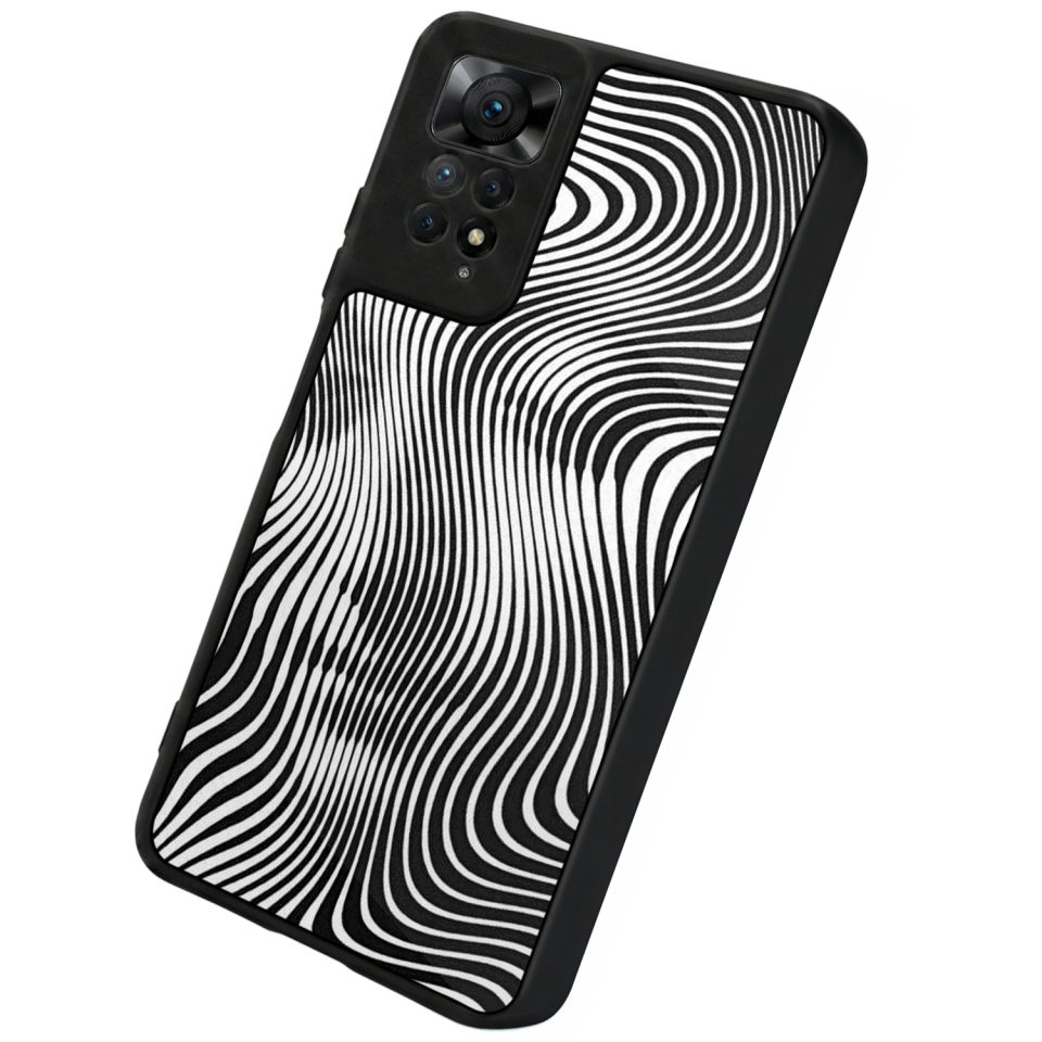 Xiaomi Redmi Note 12 Pro Uyumlu Çizgi Sanatı Tasarımlı Glossy Premium Kılıf