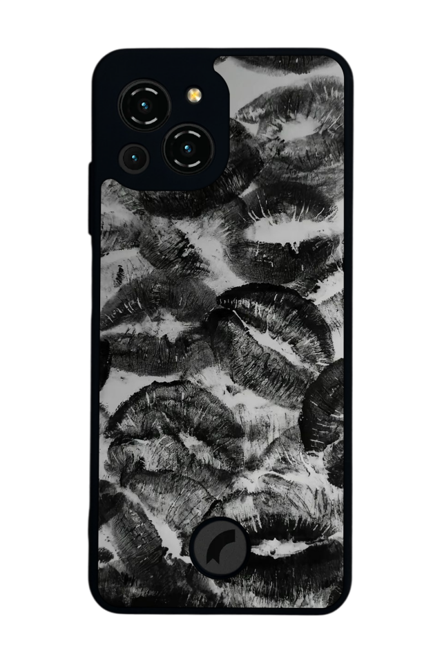 Reeder S23 Pro Max Uyumlu Dudak Tasarımlı Glossy Premium Kılıf