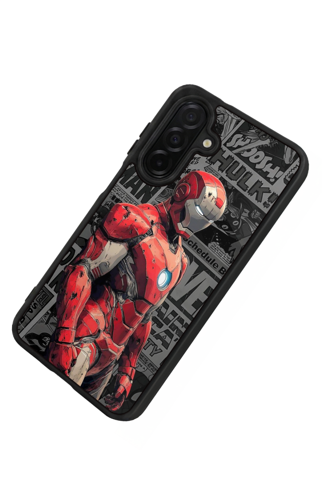 Samsung Galaxy A26 Uyumlu Iron Man ( Demir Adam ) Tasarımlı Glossy Premium Kılıf