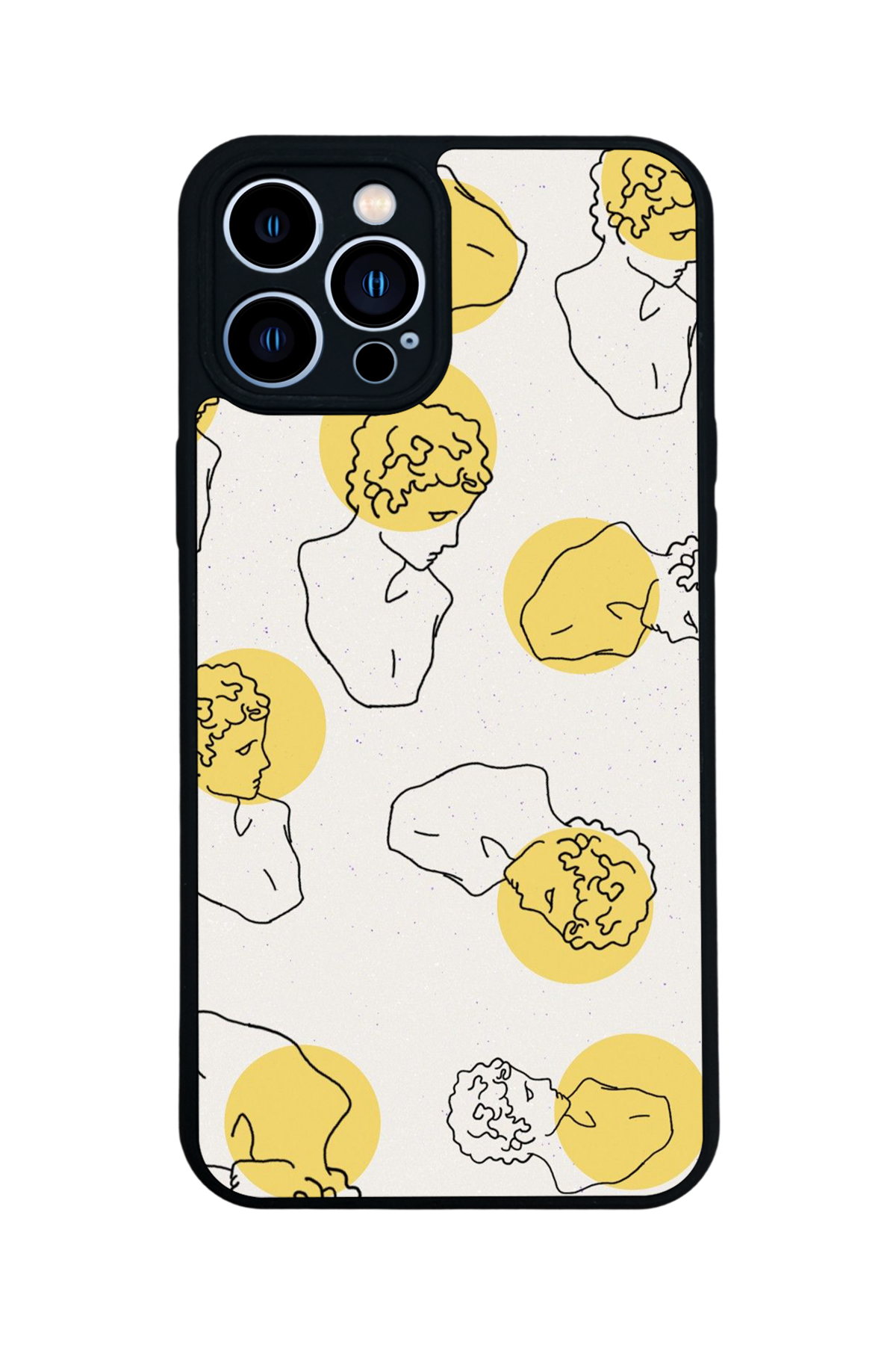 iPhone 13 Pro Max Uyumlu Line Art Tasarımlı Glossy Premium Kılıf