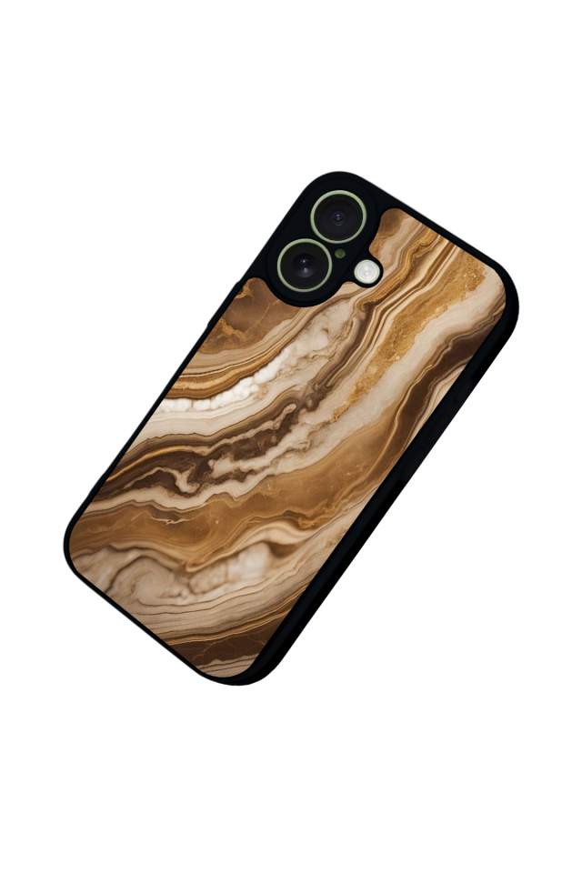 iPhone 17 Uyumlu Mermer Marble Tasarımlı Glossy Premium Kılıf