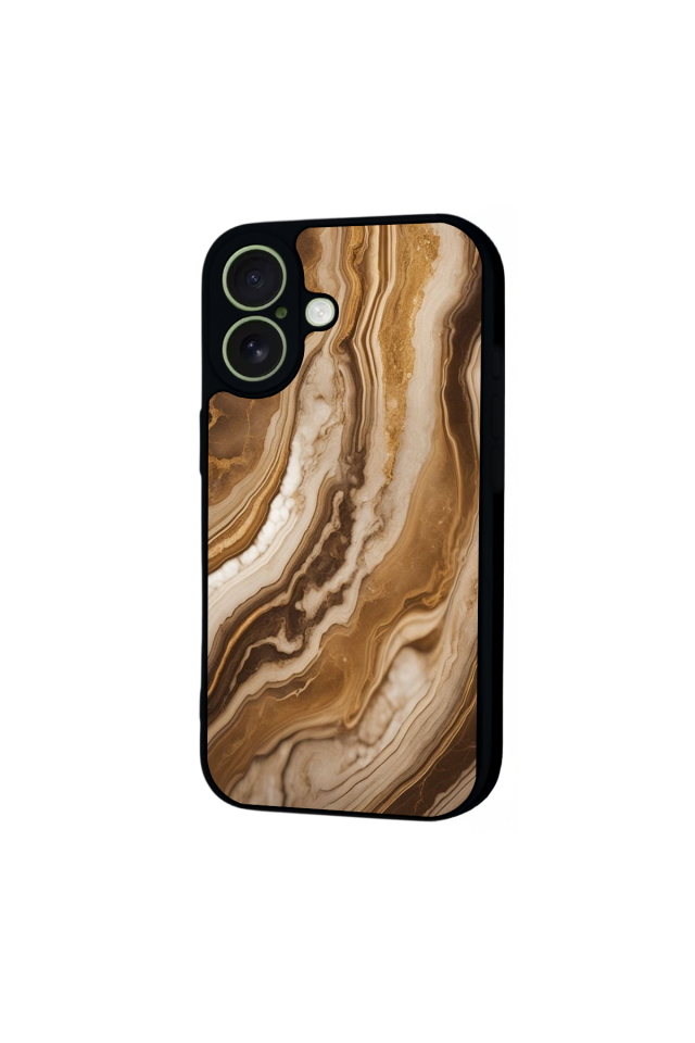 iPhone 17 Uyumlu Mermer Marble Tasarımlı Glossy Premium Kılıf