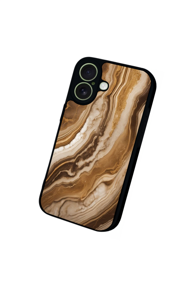 iPhone 17 Uyumlu Mermer Marble Tasarımlı Glossy Premium Kılıf