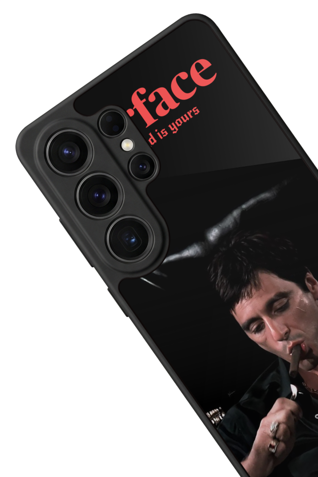 Samsung Galaxy S26 Ultra Uyumlu Scarface Tasarımlı Glossy Premium Kılıf