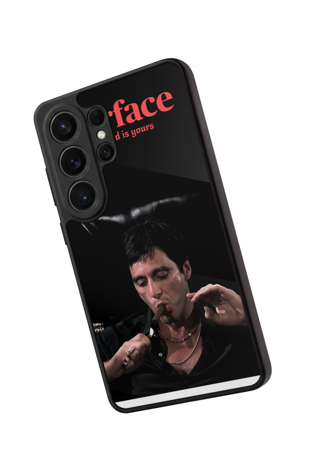 Samsung Galaxy S26 Ultra Uyumlu Scarface Tasarımlı Glossy Premium Kılıf