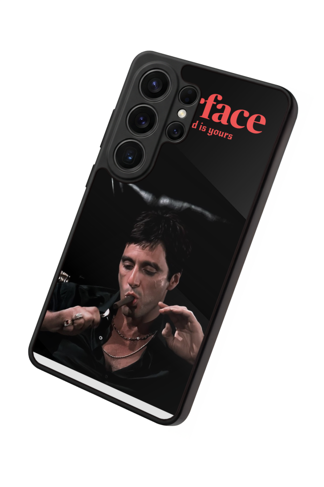 Samsung Galaxy S26 Ultra Uyumlu Scarface Tasarımlı Glossy Premium Kılıf