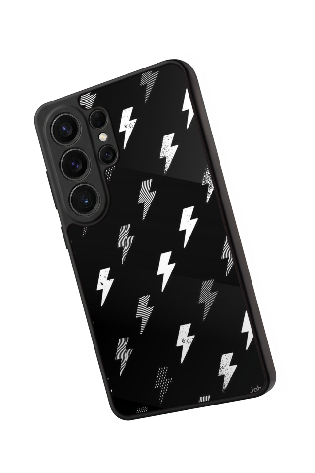 Samsung Galaxy S26 Ultra Uyumlu Simsek Tasarımlı Glossy Premium Kılıf