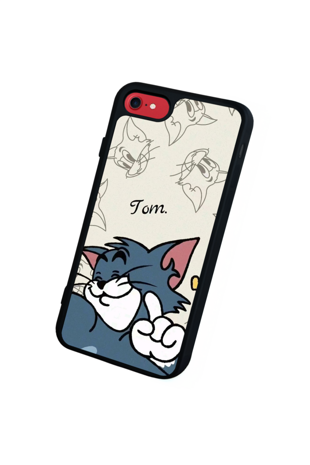iPhone 7 Uyumlu Tom And Jerry Tasarımlı Glossy Premium Kılıf