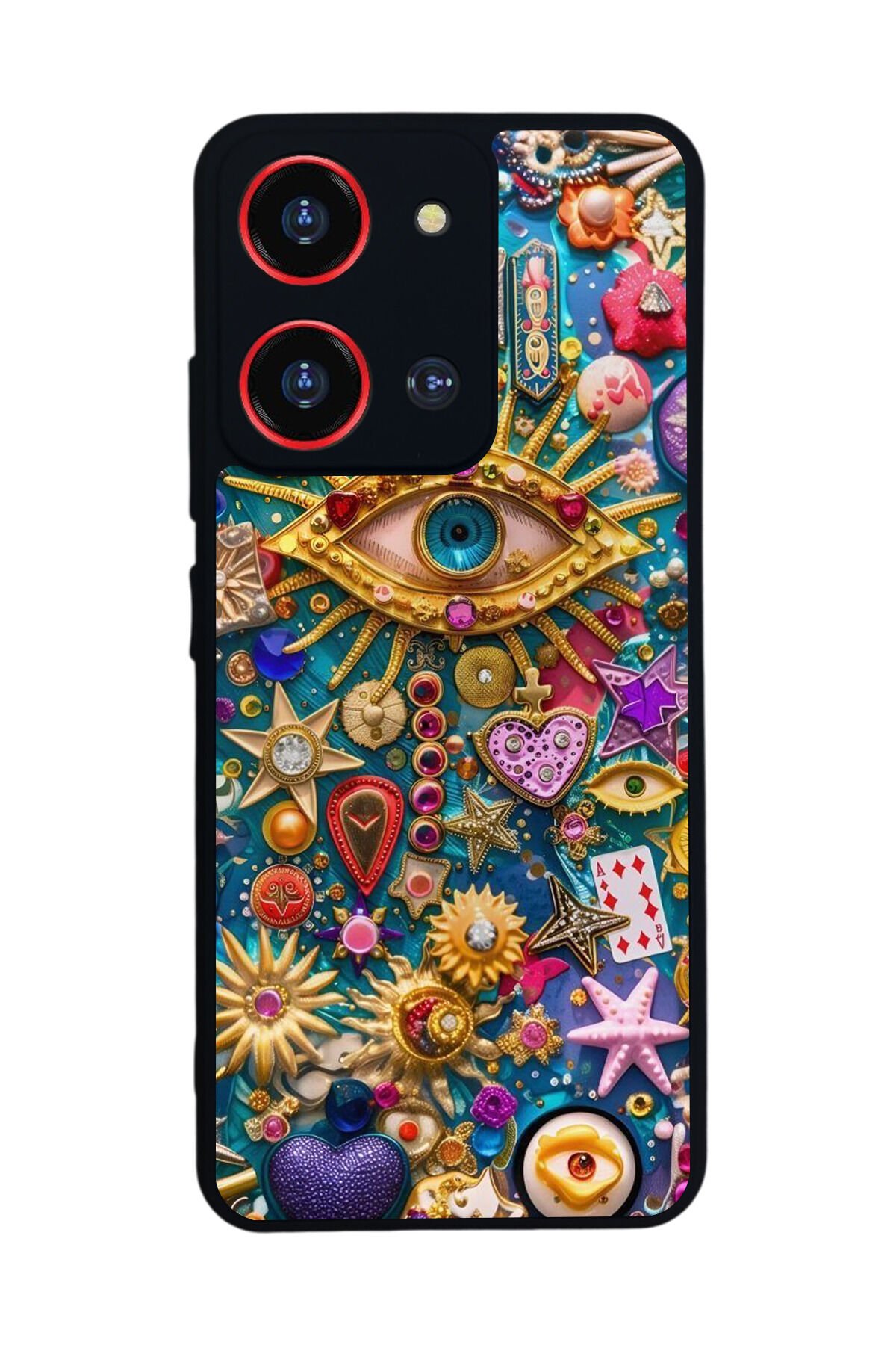 Reeder S19 Max Pro S 108MP Uyumlu Göz Tasarımlı Glossy Premium Kılıf