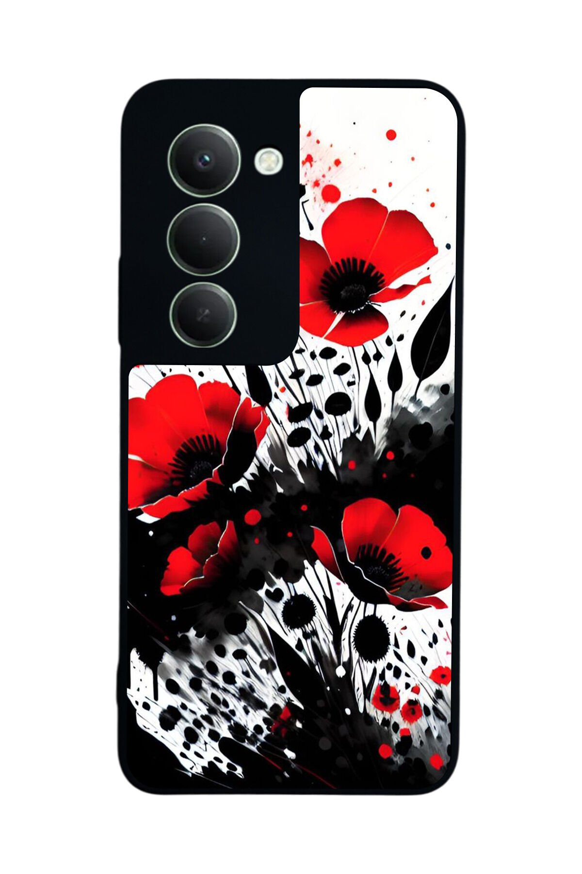 Xiaomi Redmi 15 5G Uyumlu Floral Tasarımlı Glossy Premium Kılıf