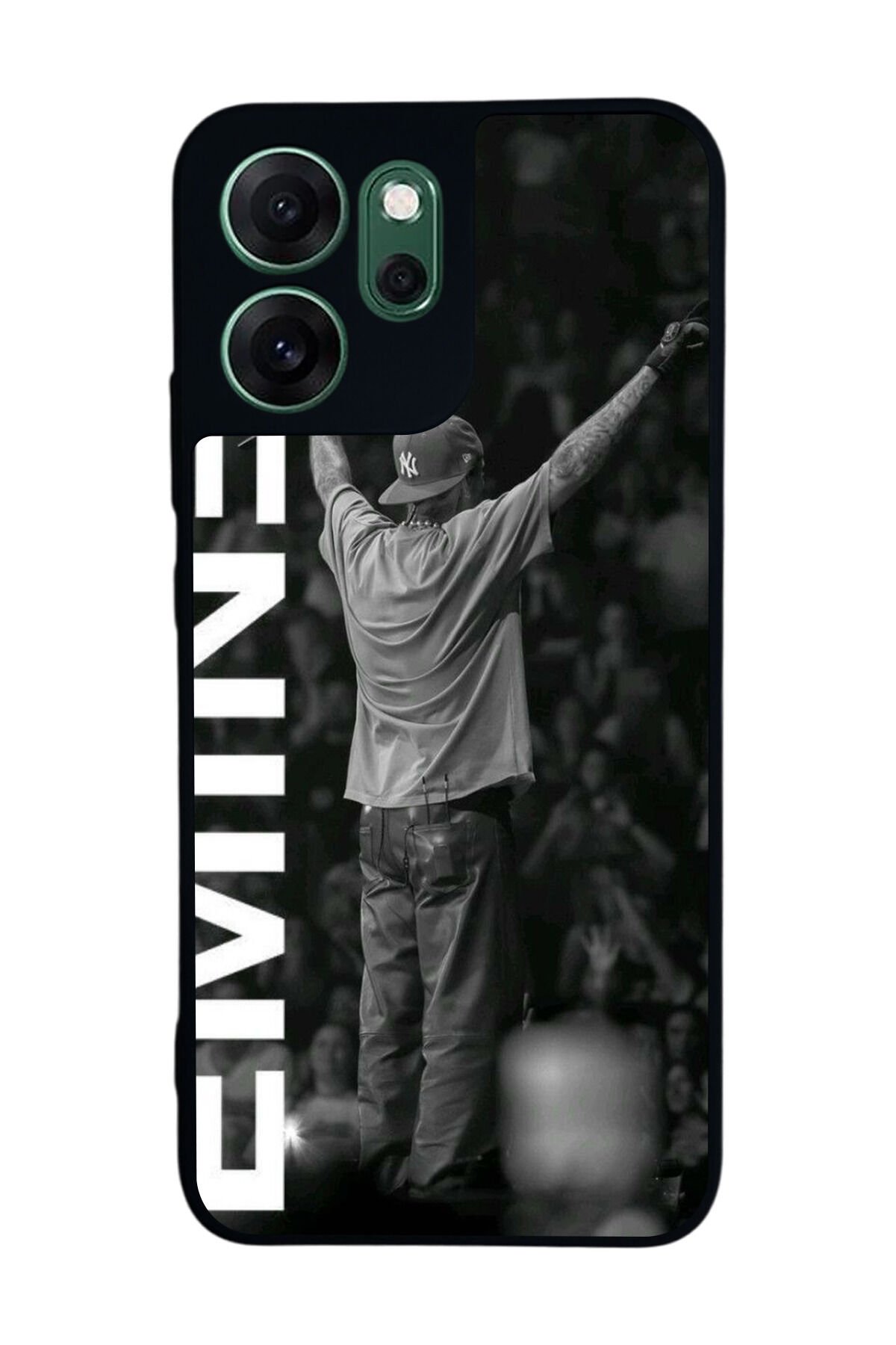 Oppo Reno 14F Uyumlu Eminem Tasarımlı Glossy Premium Kılıf
