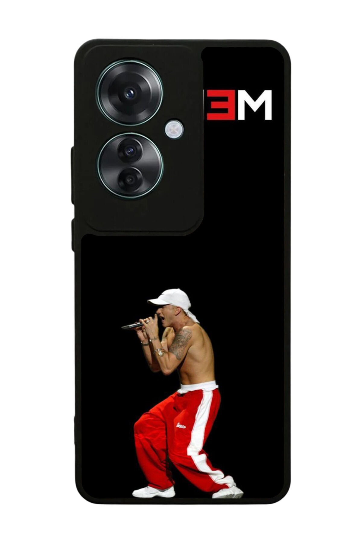 Oppo Reno 11F Uyumlu Eminem Tasarımlı Glossy Premium Kılıf
