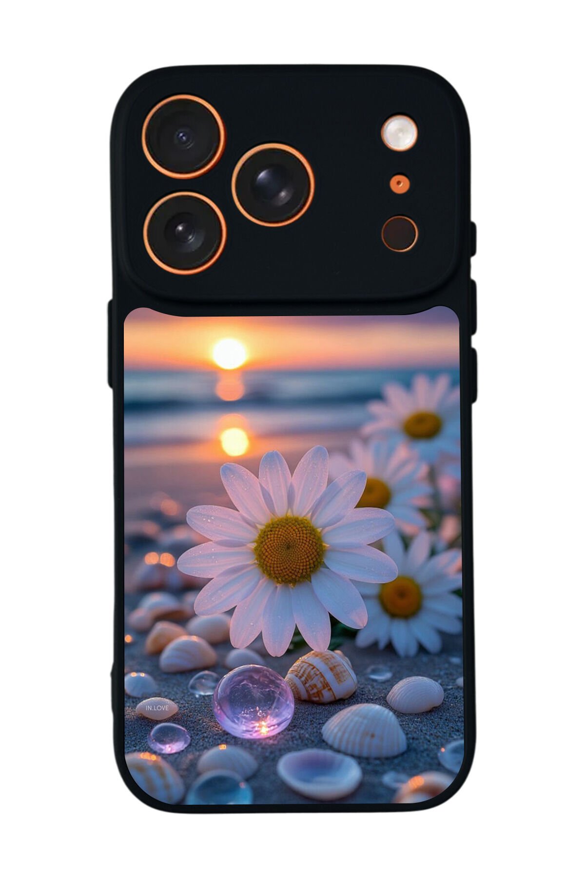 iPhone 17 Pro Max Uyumlu Cicek Tasarımlı Glossy Premium Kılıf