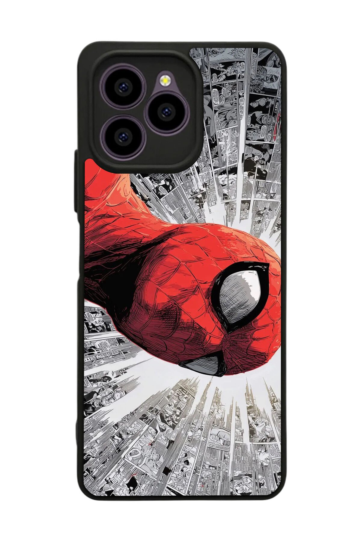 Omix X6 Uyumlu Spider Man ( Örümcek Adam ) Tasarımlı Glossy Premium Kılıf