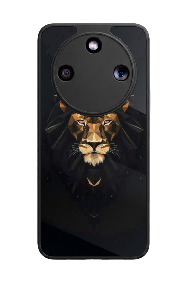 Honor Magic 8 Lite Uyumlu Aslan Tasarımlı Glossy Premium Kılıf