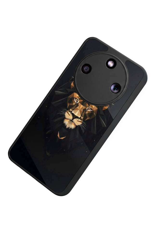 Honor Magic 8 Lite Uyumlu Aslan Tasarımlı Glossy Premium Kılıf