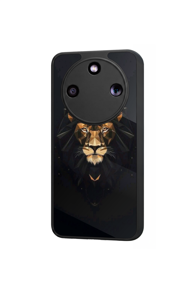 Honor Magic 8 Lite Uyumlu Aslan Tasarımlı Glossy Premium Kılıf