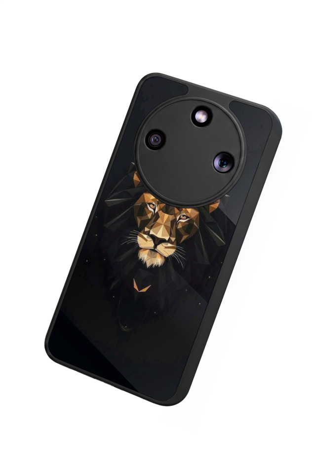 Honor Magic 8 Lite Uyumlu Aslan Tasarımlı Glossy Premium Kılıf