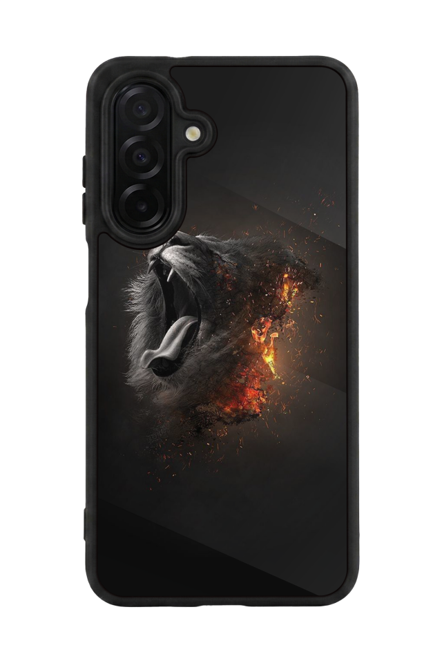 Samsung Galaxy A36 Uyumlu Aslan Tasarımlı Glossy Premium Kılıf