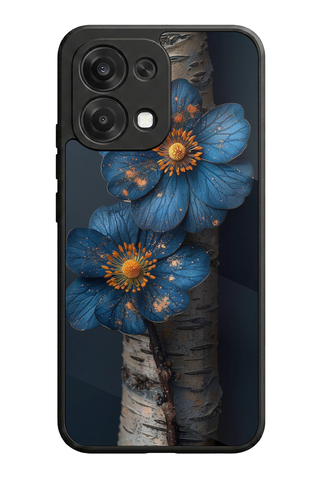 Oppo A6 Pro Uyumlu Cicek Tasarımlı Glossy Premium Kılıf