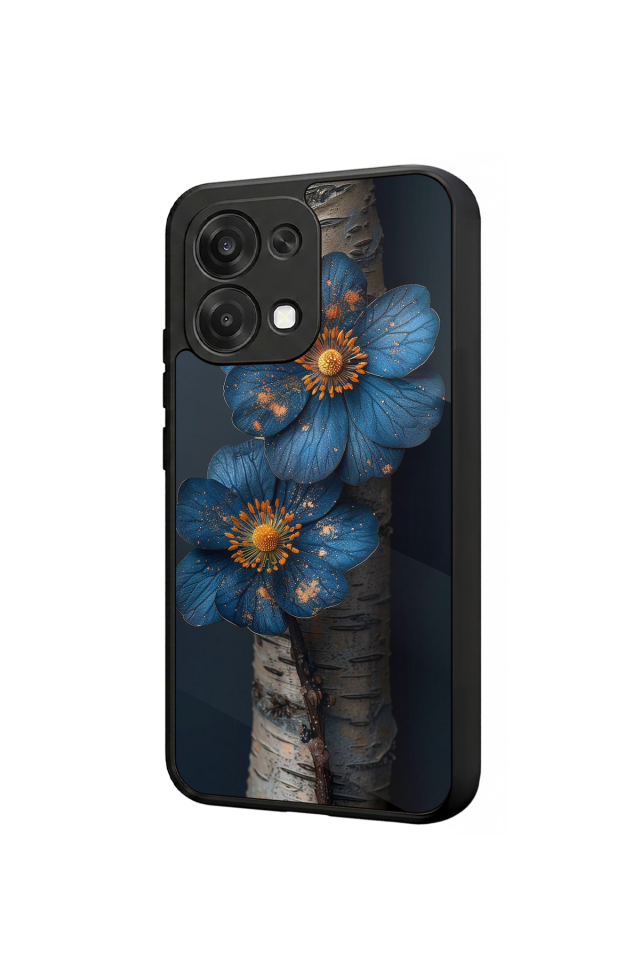 Oppo A6 Pro Uyumlu Cicek Tasarımlı Glossy Premium Kılıf