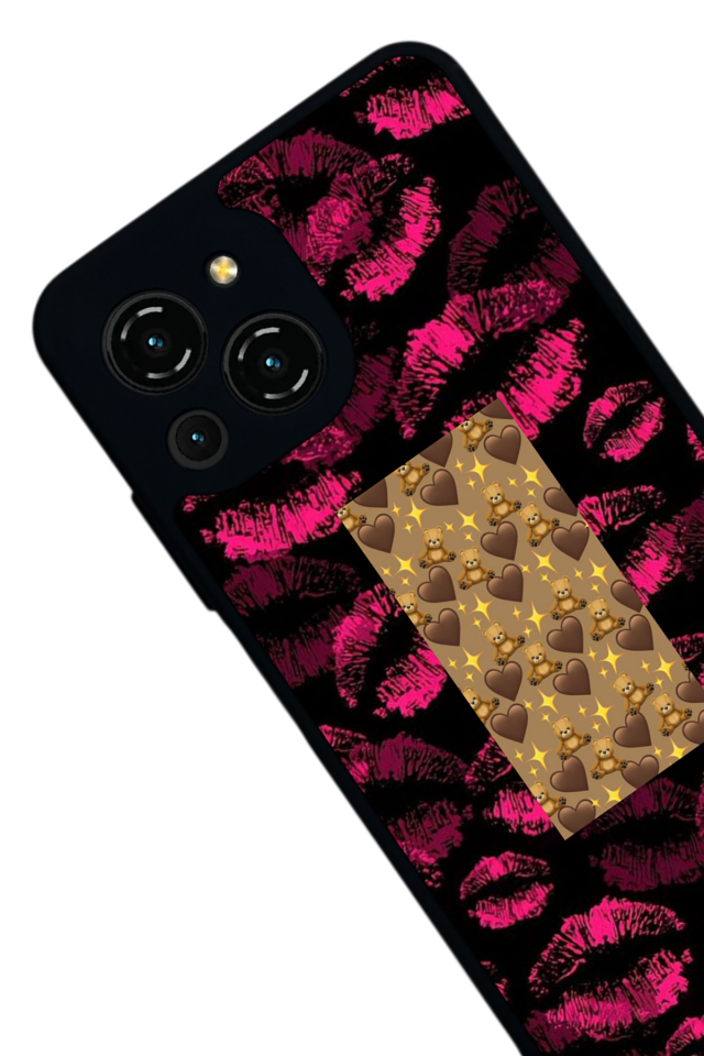 Reeder S23 Pro Max Uyumlu Dudak Tasarımlı Glossy Premium Kılıf