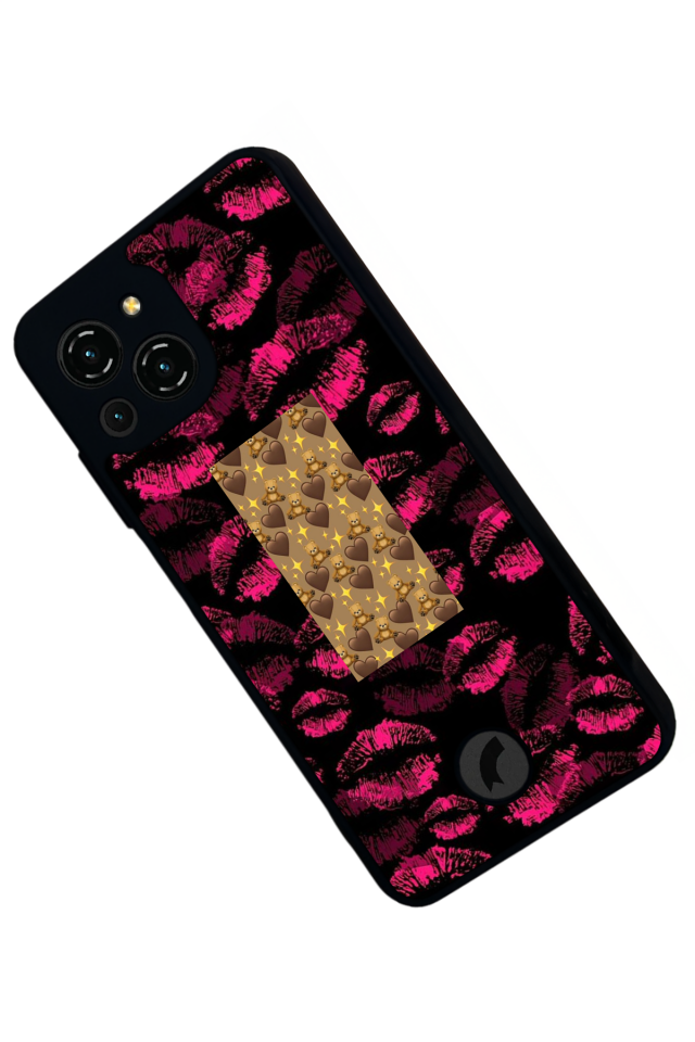 Reeder S23 Pro Max Uyumlu Dudak Tasarımlı Glossy Premium Kılıf