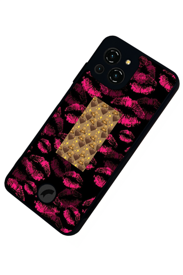 Reeder S23 Pro Max Uyumlu Dudak Tasarımlı Glossy Premium Kılıf