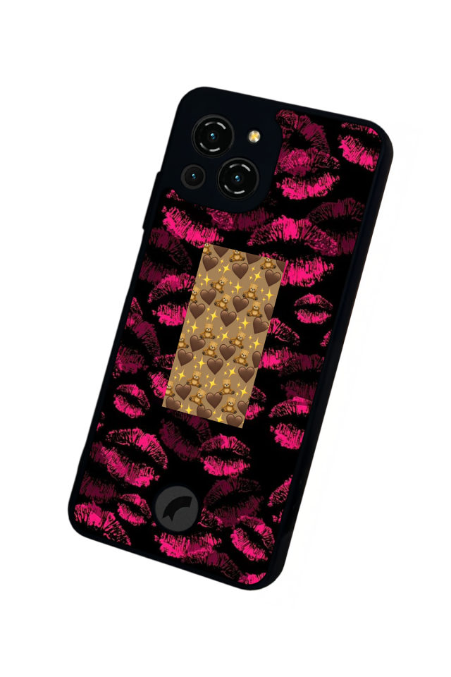 Reeder S23 Pro Max Uyumlu Dudak Tasarımlı Glossy Premium Kılıf