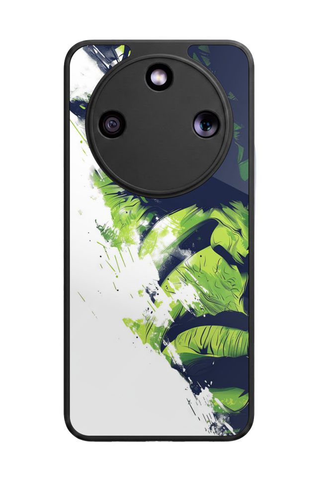 Honor Magic 8 Lite Uyumlu Hulk Tasarımlı Glossy Premium Kılıf