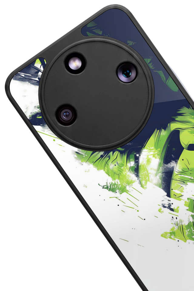 Honor Magic 8 Lite Uyumlu Hulk Tasarımlı Glossy Premium Kılıf