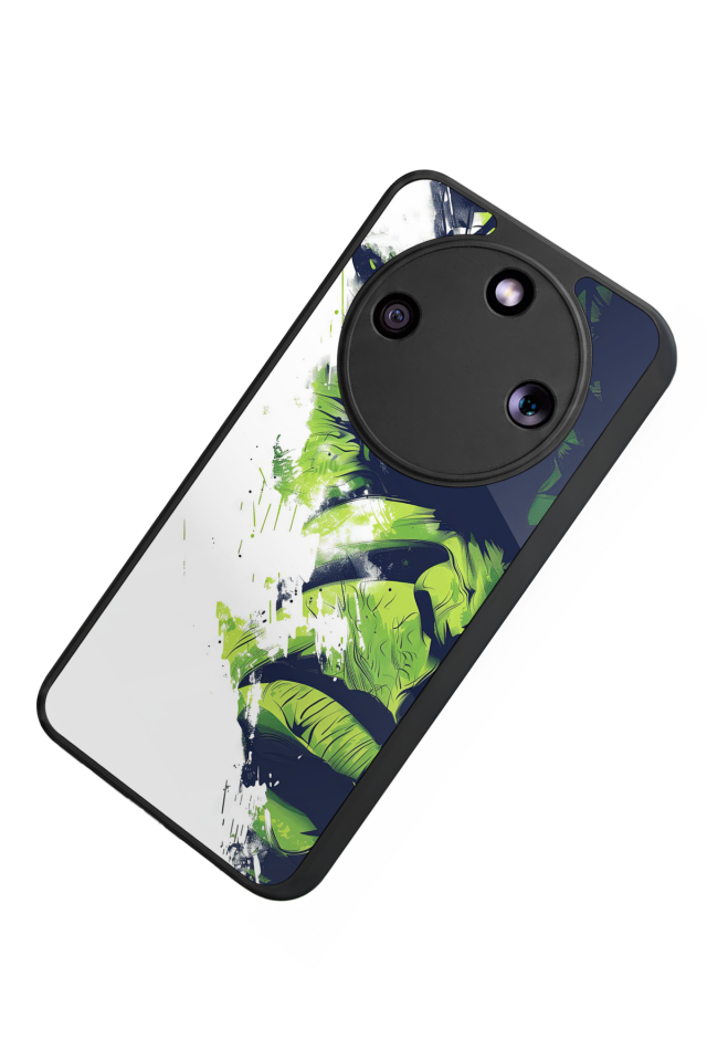 Honor Magic 8 Lite Uyumlu Hulk Tasarımlı Glossy Premium Kılıf