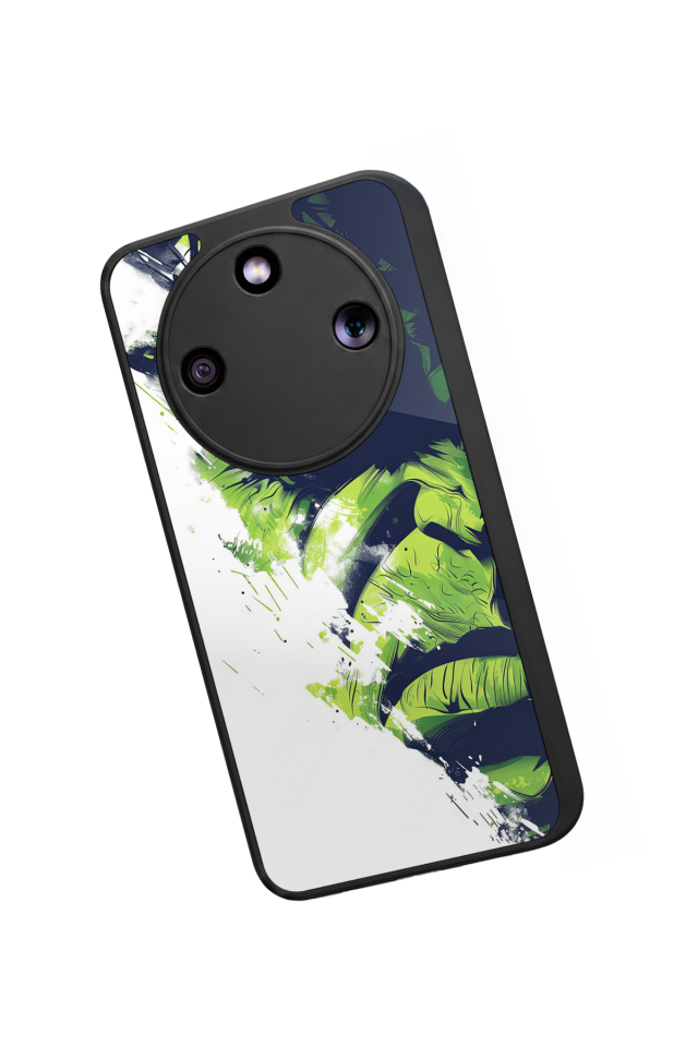 Honor Magic 8 Lite Uyumlu Hulk Tasarımlı Glossy Premium Kılıf