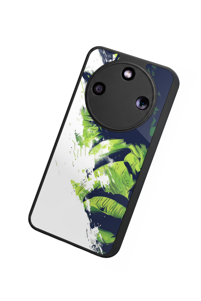 Honor Magic 8 Lite Uyumlu Hulk Tasarımlı Glossy Premium Kılıf