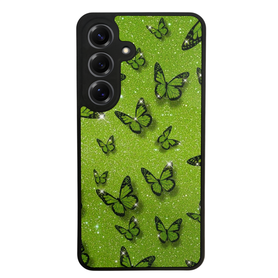 Samsung Galaxy S25 Uyumlu Kelebek Tasarımlı Glossy Premium Kılıf