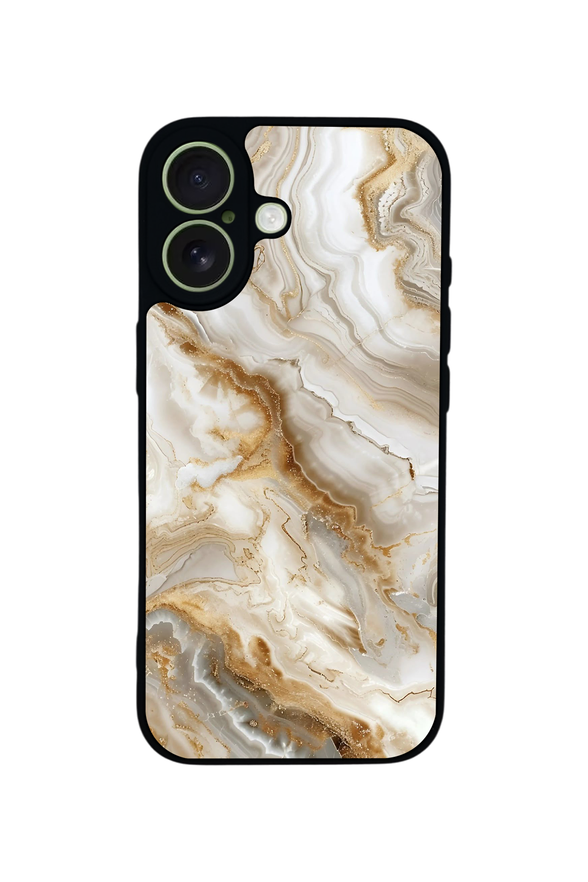 iPhone 17 Uyumlu Mermer Marble Tasarımlı Glossy Premium Kılıf