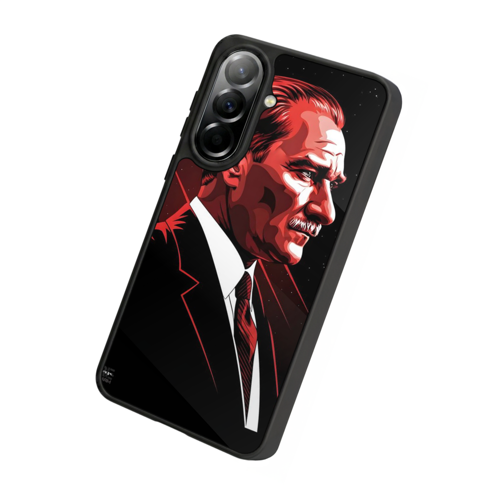 Samsung Galaxy A37 Uyumlu Mustafa Kemal Ataturk Tasarımlı Glossy Premium Kılıf