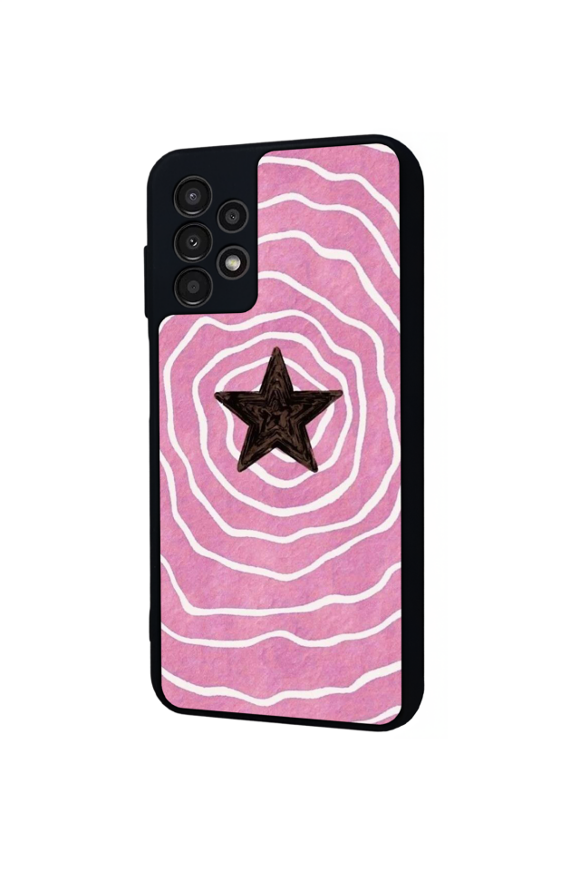Samsung Galaxy A13 Uyumlu Retro Yildizlar Tasarımlı Glossy Premium Kılıf