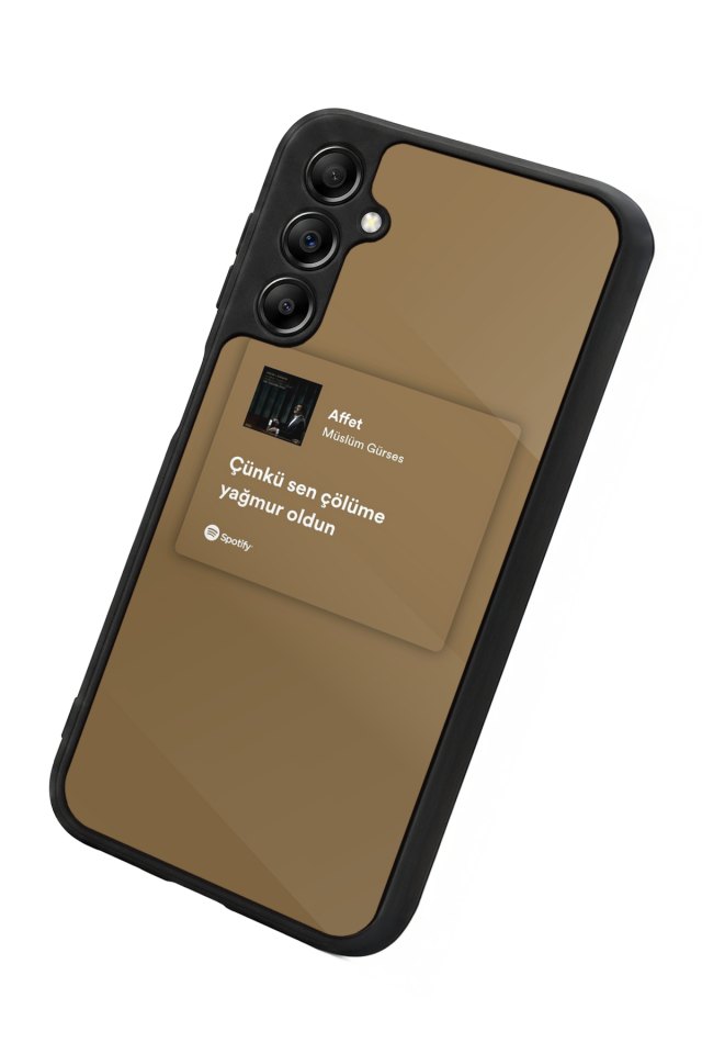 Samsung Galaxy A14 Uyumlu Sarki Sozleri Tasarımlı Glossy Premium Kılıf